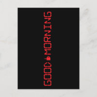 Horloge numérique Bonne Matin Café Mug Early Birde