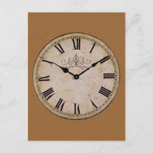 Carte Postale Horloge vintage
