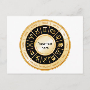 Carte Postale Horoscope Mandala