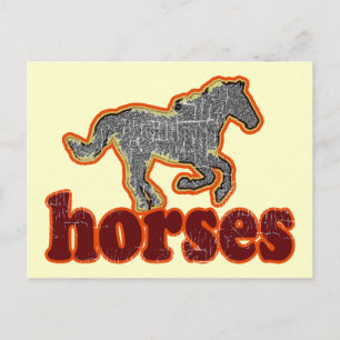 Carte Postale horses