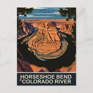 Carte Postale Horseshoe Bend et Colorado River, Travel