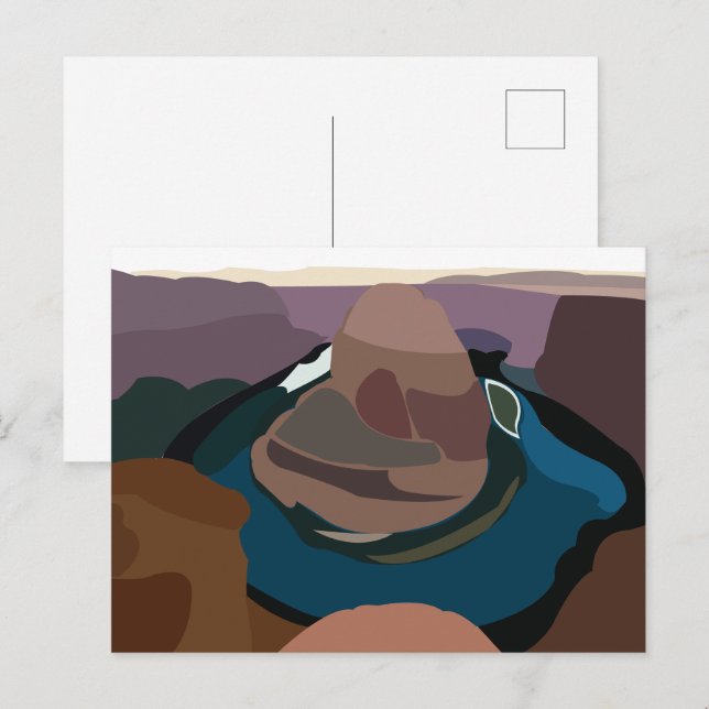 Carte Postale Horseshoe Bend Explore Nature Horseshoe Bend (Devant / Derrière)