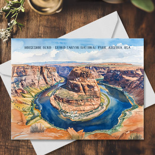 Carte Postale Horseshoe Bend Grand Canyon National Park