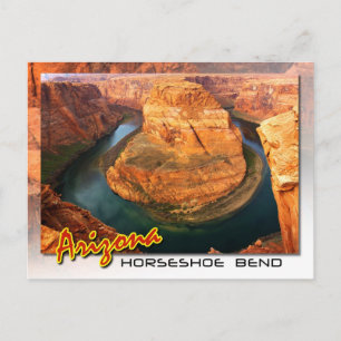 Carte Postale Horseshoe Bend près de Page, Arizona
