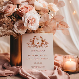 Carte Postale Horseshoe Cactus Western Pays Mariage photo