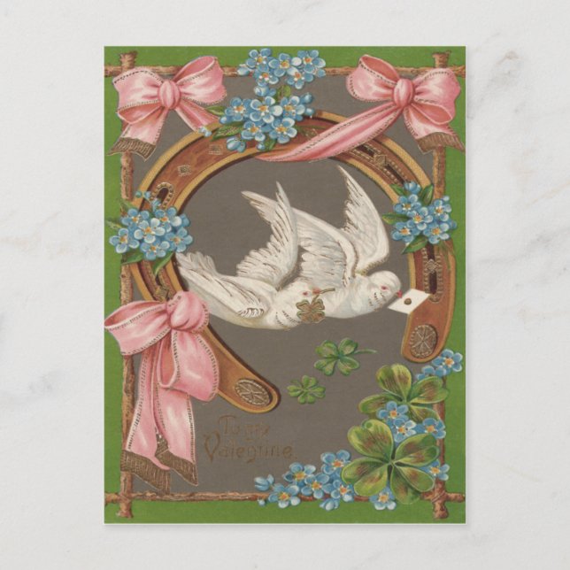 Carte Postale Horseshover à quatre feuilles (Devant)