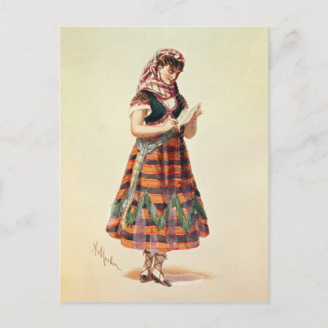 Carte Postale Hortense Schneider (Devant)