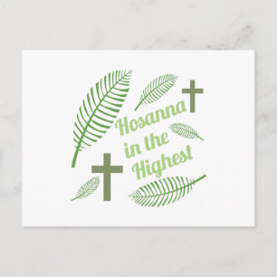 Carte Postale Hosanna Dans Le Plus Haut