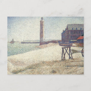 Carte Postale Hospice et phare, Honfleur par Georges Seurat