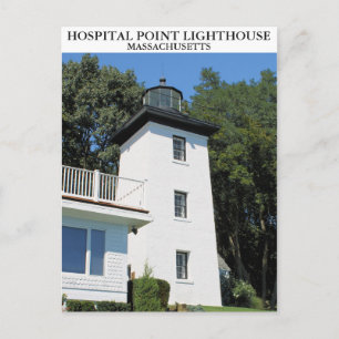Carte Postale Hospital Point Lighthouse, Massachusetts