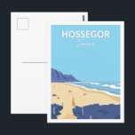 Carte Postale Hossegor France Illustration d'un lieu de voyage c<br><div class="desc">Hossegor France Lieu de voyage célèbre Illustration Paysage</div>