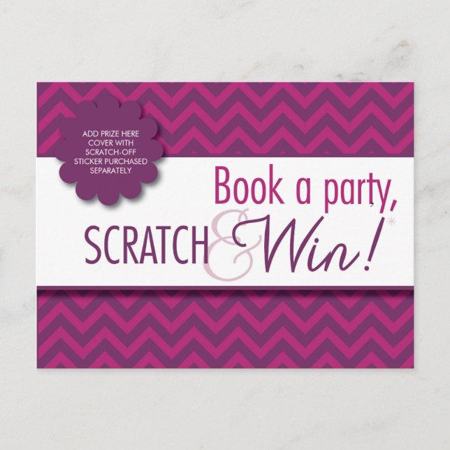 Carte Postale Hostess Scratcher/Instructions Postcard - IN-HOME (Devant)