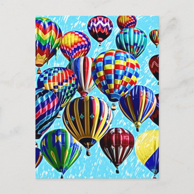 Carte Postale Hot Air Balloons