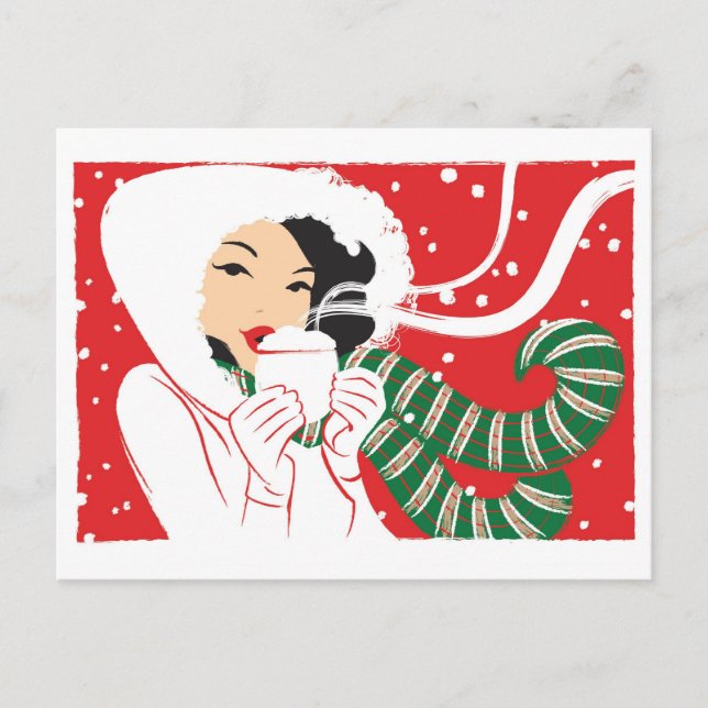 Carte Postale Hot Cocoa Postcard (Devant)