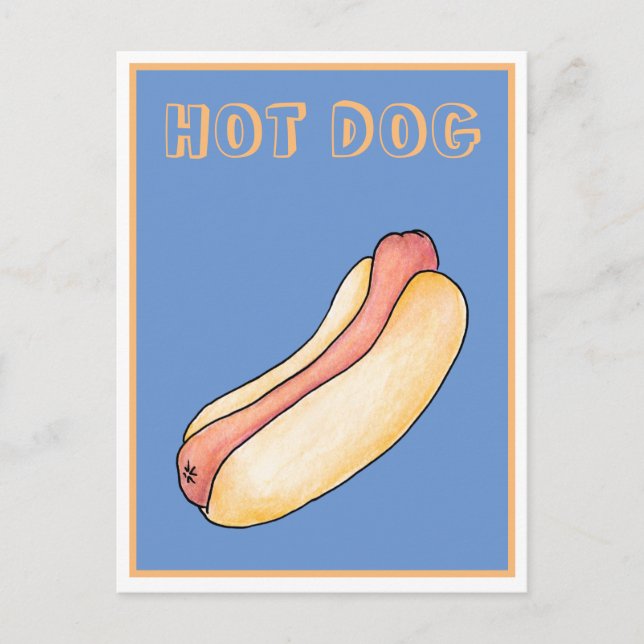 Carte Postale Hot dog (Devant)