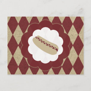 Carte Postale hot dog diamonds