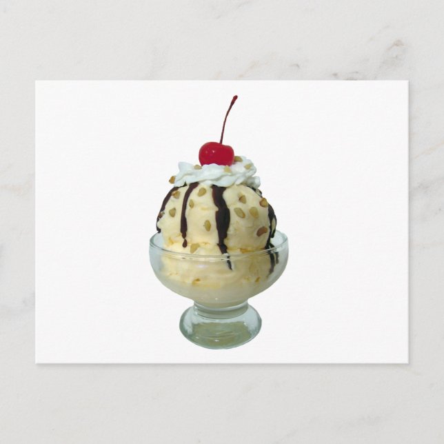 Carte Postale Hot Fudge Sundae (Devant)