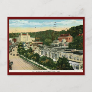Carte Postale Hot Springs National Park, AR Vintage Vintage