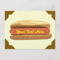 Carte postale Hotdog