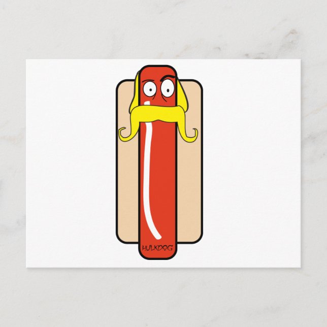 Carte Postale Hotdog Hulk Hogan (Devant)