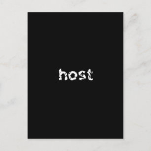 Carte Postale Hôte