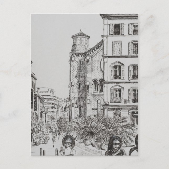 Carte Postale Hôtel 5 et Notre Dame Cannes 2014 (Devant)
