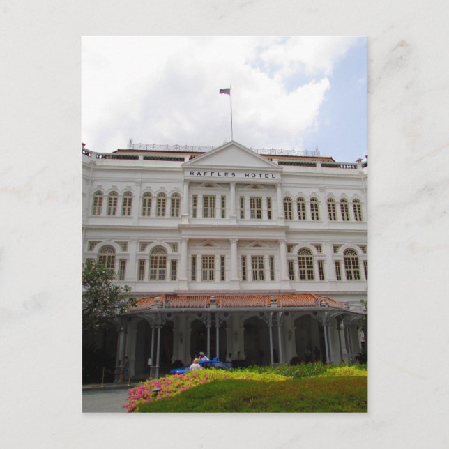 Carte Postale hôtel à raffles singapores (Devant)