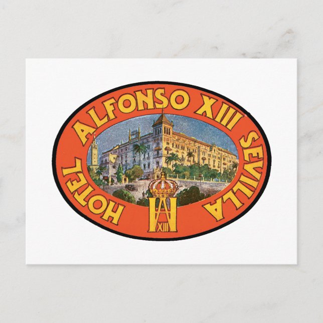 Carte Postale Hotel Alfonso XIII Sevilla (Devant)