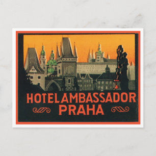 Carte Postale Hotel Ambassador Praha