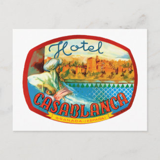 Carte Postale Hôtel Casablanca