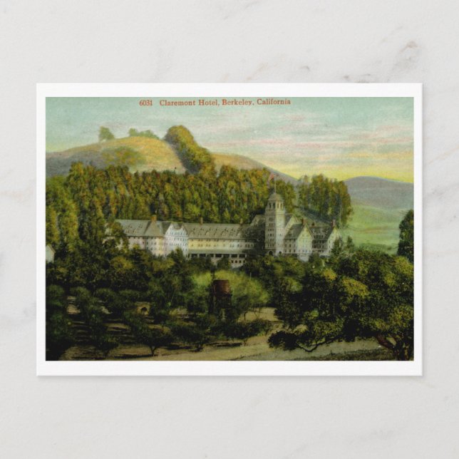 Carte Postale Hotel Claremont, Berkeley, CA Vintage (Devant)