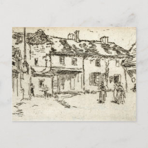 Carte Postale Hôtel de la Promenade, Loches - Whistler - c1880