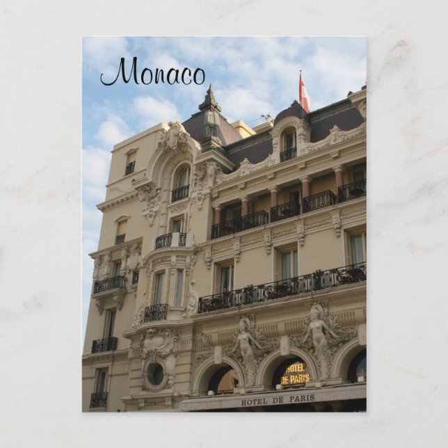Carte Postale hôtel De Paris (Devant)
