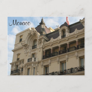 Carte Postale hôtel de paris monaco