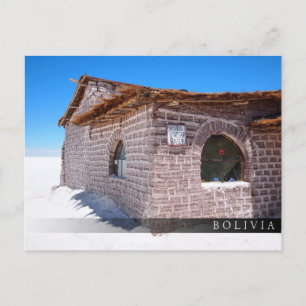Carte Postale Hôtel de sel d'Uyuni en Bolivie