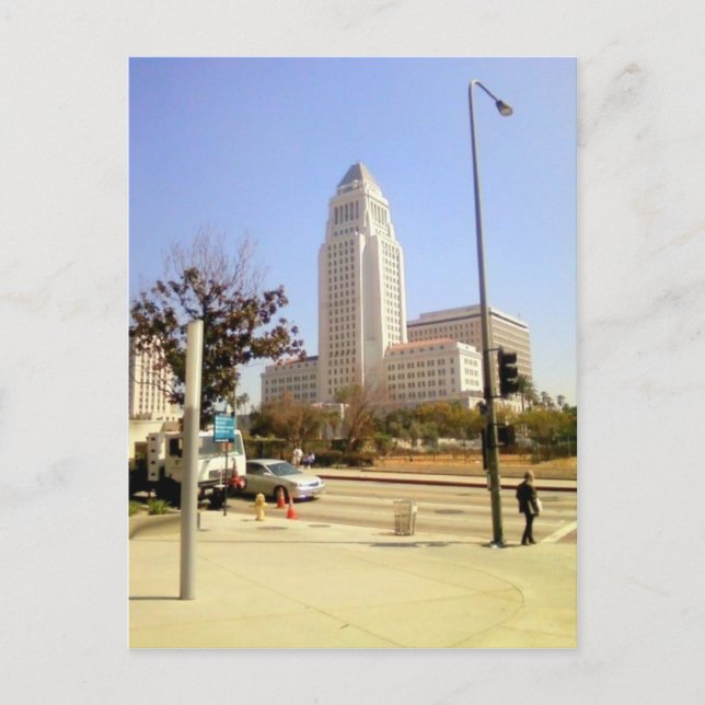 Carte Postale Hôtel de ville de Los Angeles (Devant)
