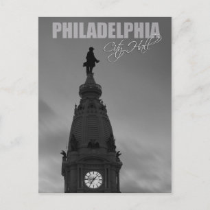 Carte Postale Hôtel de ville de Philadelphie en Pennsylvanie