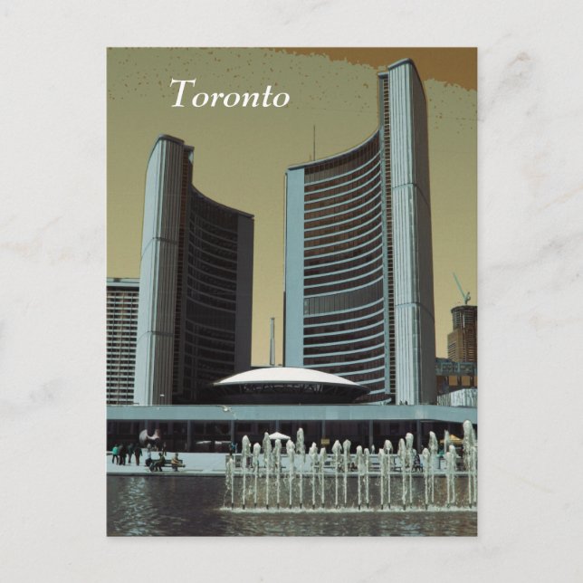 Carte Postale Hôtel de ville de Toronto (Devant)