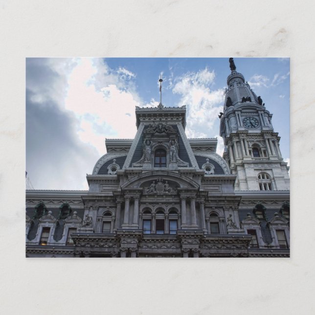 Carte Postale Hôtel de ville Philadelphie (Devant)