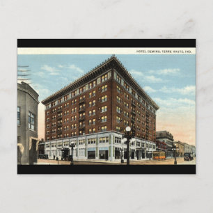 Carte Postale Hôtel Deming, Terre Haute, Indiana 1933