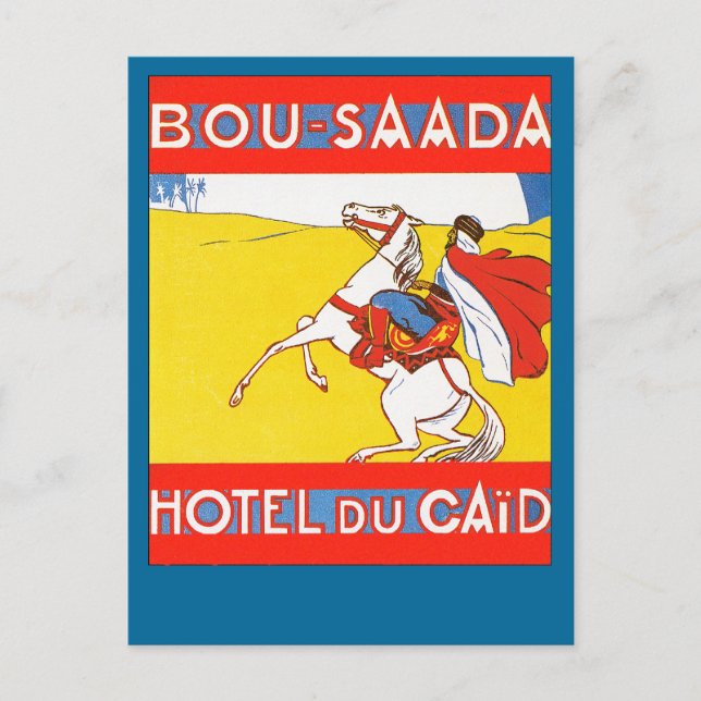 Carte Postale Hôtel Du Caid De Bou-Saada (Devant)