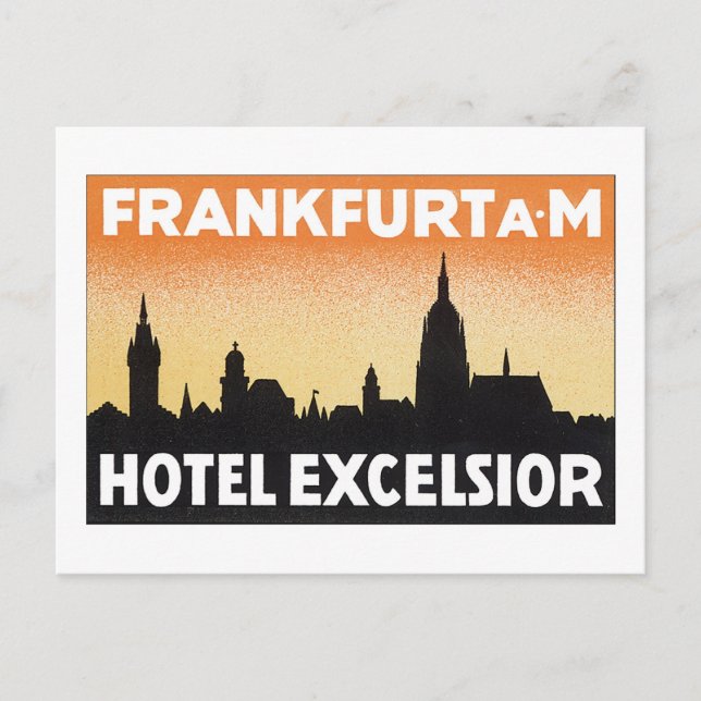 Carte Postale Hotel Excelsior (Devant)