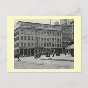 Carte Postale Hôtel Globe, State St, Albany, NY Vintage