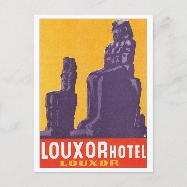 Carte Postale Hôtel Louxor (Devant)