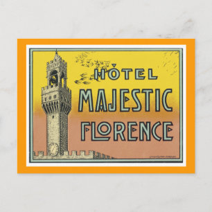 Carte Postale Hôtel Majestic Florence