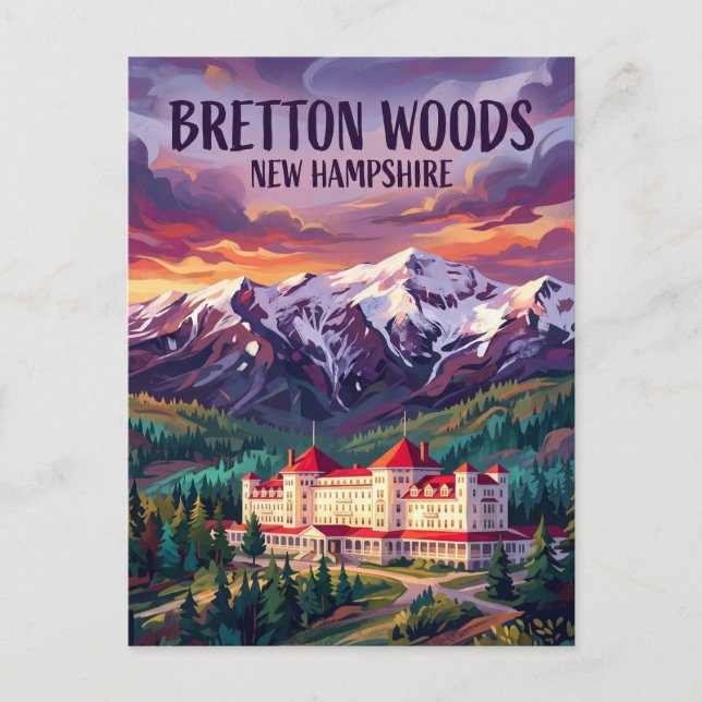 Carte Postale Hôtel Mount Washington États-Unis (Devant)
