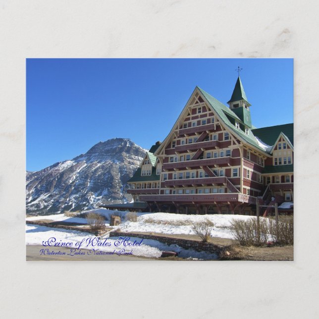 Carte Postale Hôtel Prince de Galles (Devant)