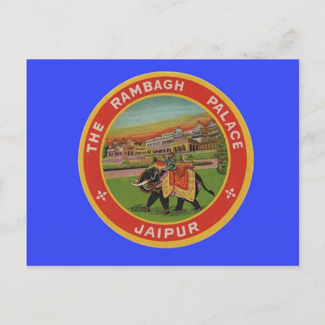 Carte Postale Hôtel Rambagh Palace - Jaipur Inde - Voyage (Devant)