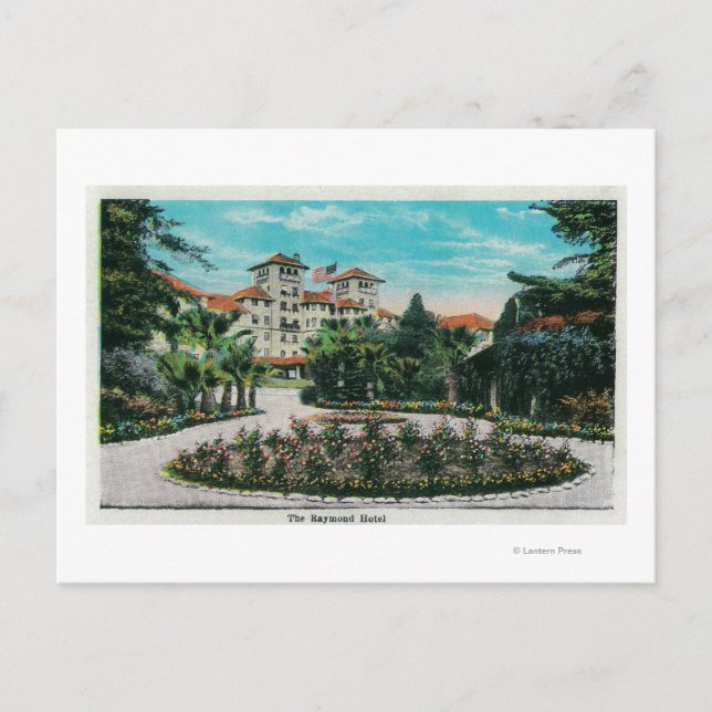 Carte Postale Hôtel Raymond et GroundsPasadena, CA (Devant)