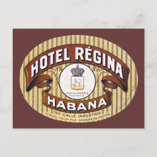 Carte Postale Hotel Regina Habana Cuba